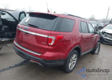 2018 Ford Explorer Xlt z USA, uszkodzony, nr VIN 1FM5K8D86JGC67758